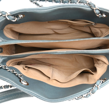 Chanel Caviar Quilted Timeless CC Tote Blue 5 of 24