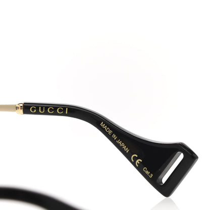 Gucci Squared Aviator Sunglasses GG0585S Gold Grey 6 of 10