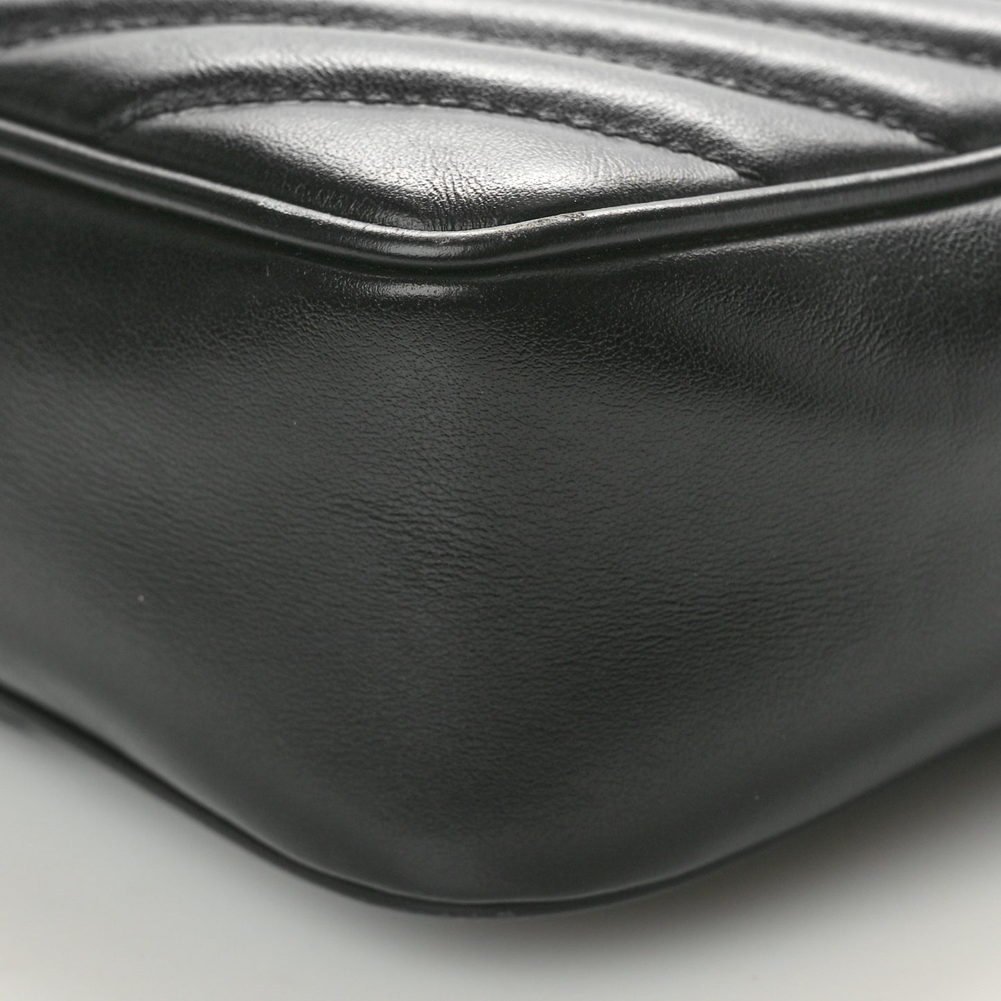 Calfskin Matelasse Monogram Lou Camera Bag Black