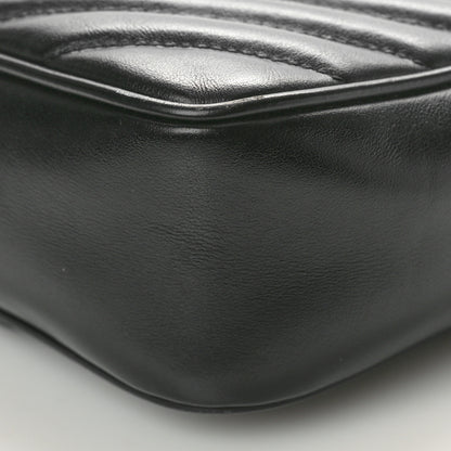 Saint Laurent Calfskin Matelasse Monogram Lou Camera Bag Black 10 of 11