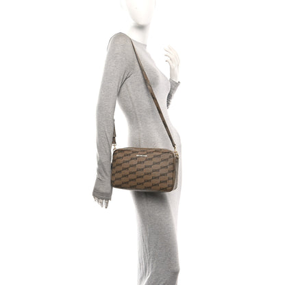Balenciaga Coated Canvas BB Monogram Medium Signature Camera Bag Beige Brown 2 of 11