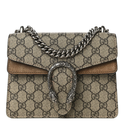 Gucci GG Supreme Monogram Mini Dionysus Shoulder Bag Taupe 1 of 17