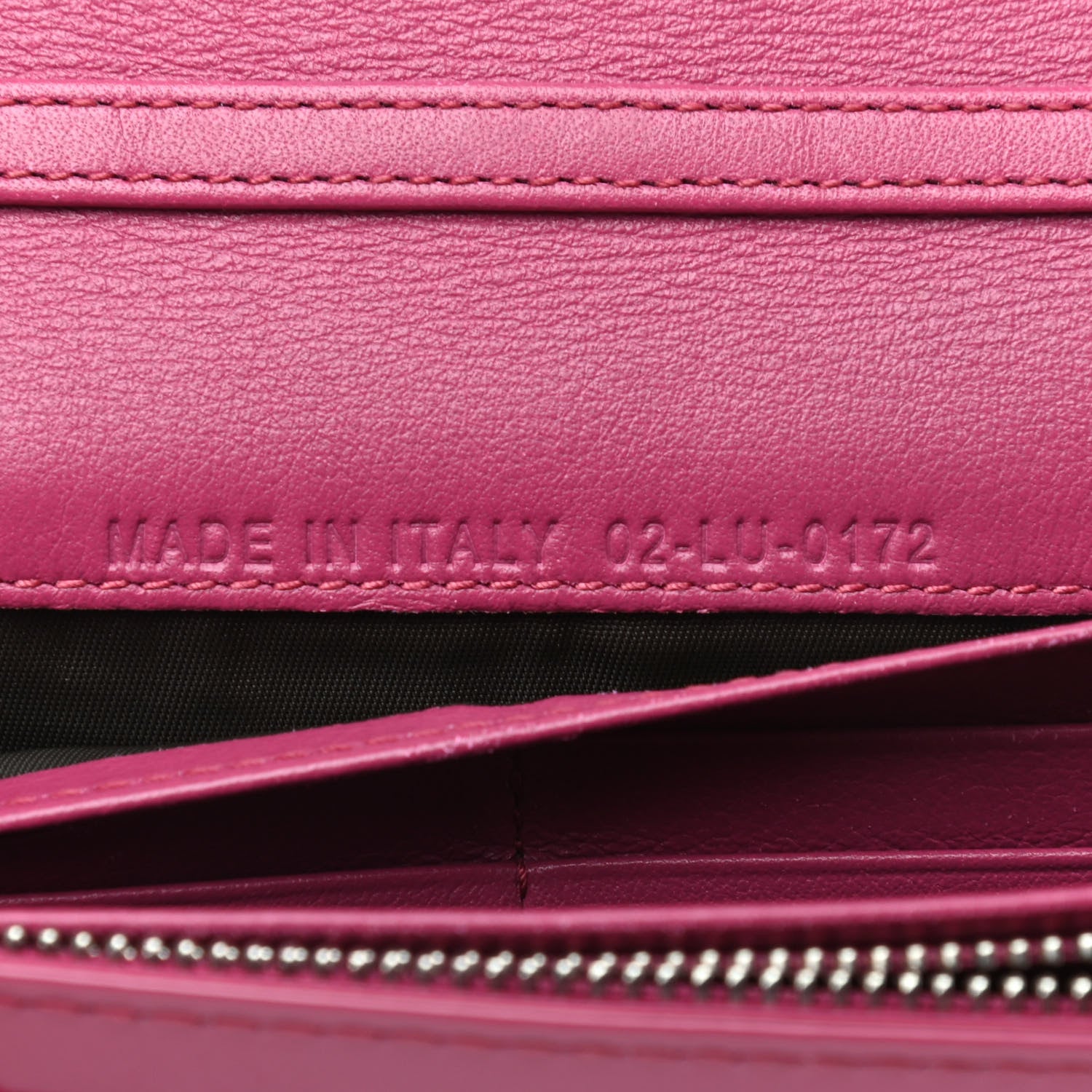 Christian Dior Patent Cannage Rendezvous Wallet Pink 7 of 12