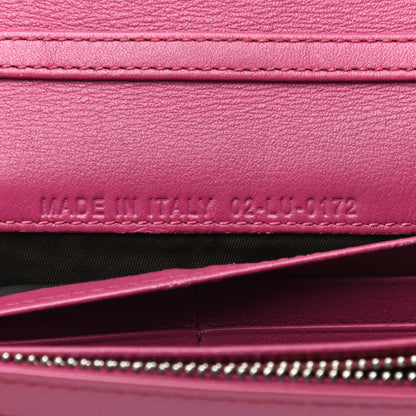 Christian Dior Patent Cannage Rendezvous Wallet Pink 7 of 12