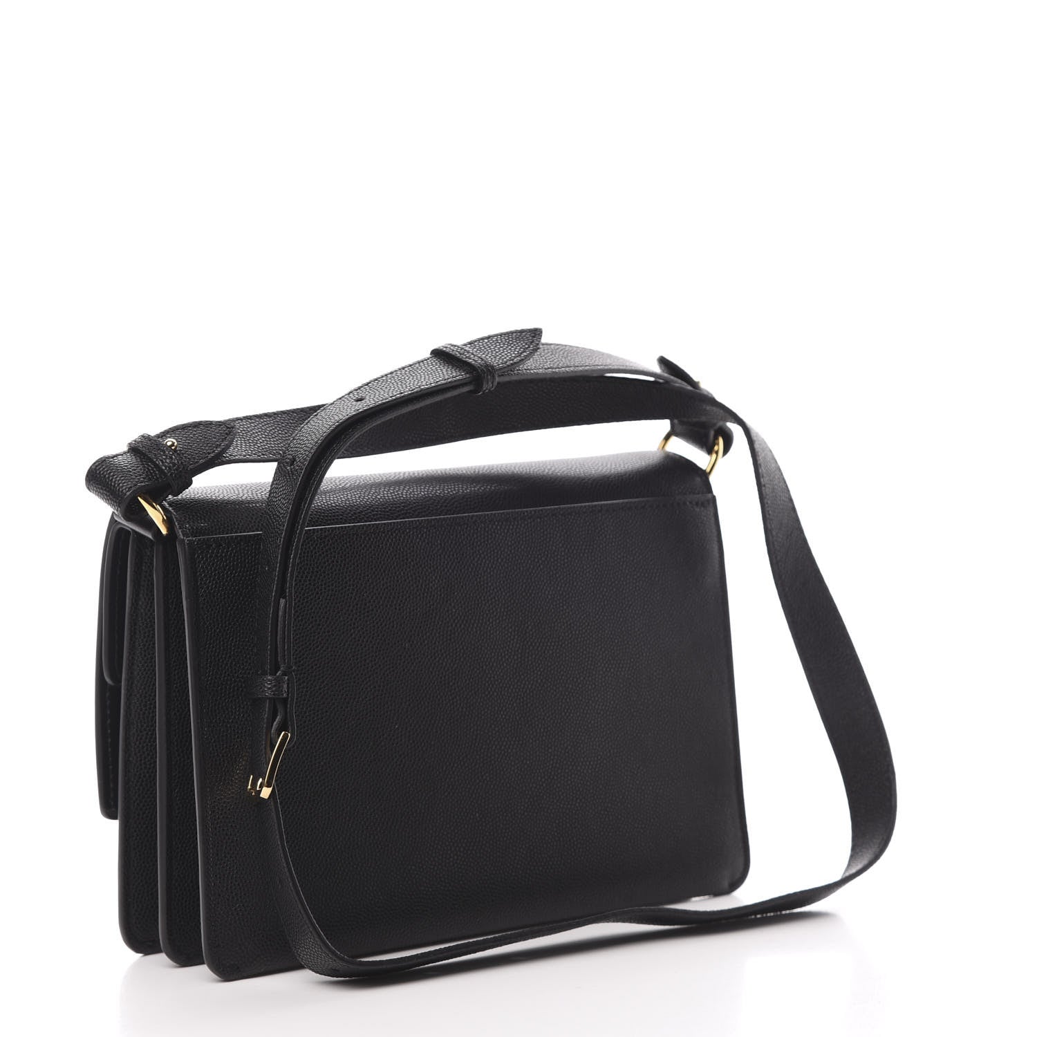 Burberry Grained Calfskin Albion TB Bag Black 3 of 10
