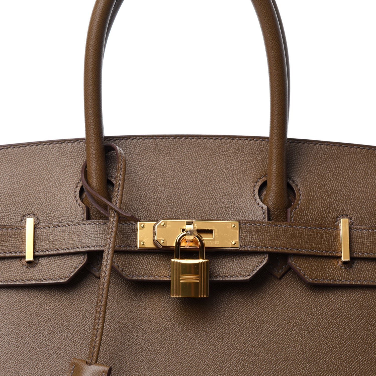 Hermes Madame Calfskin Birkin Sellier 30 Toundra 10 of 11