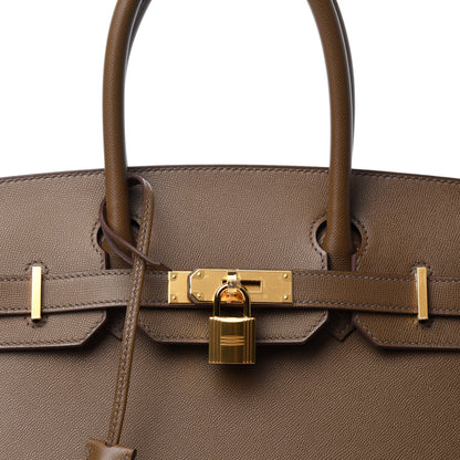 Hermes Madame Calfskin Birkin Sellier 30 Toundra 10 of 11