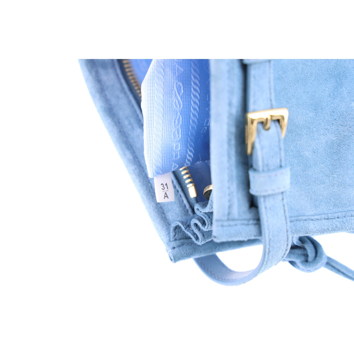 Scamosciato Triangle Small Bonnie Shoulder Bag Astrale