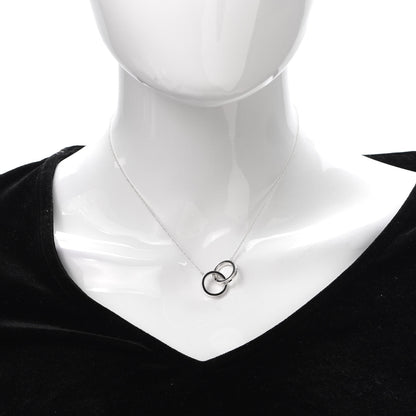 Tiffany Sterling Silver 1837 Interlocking Circles Pendant Necklace 2 of 7