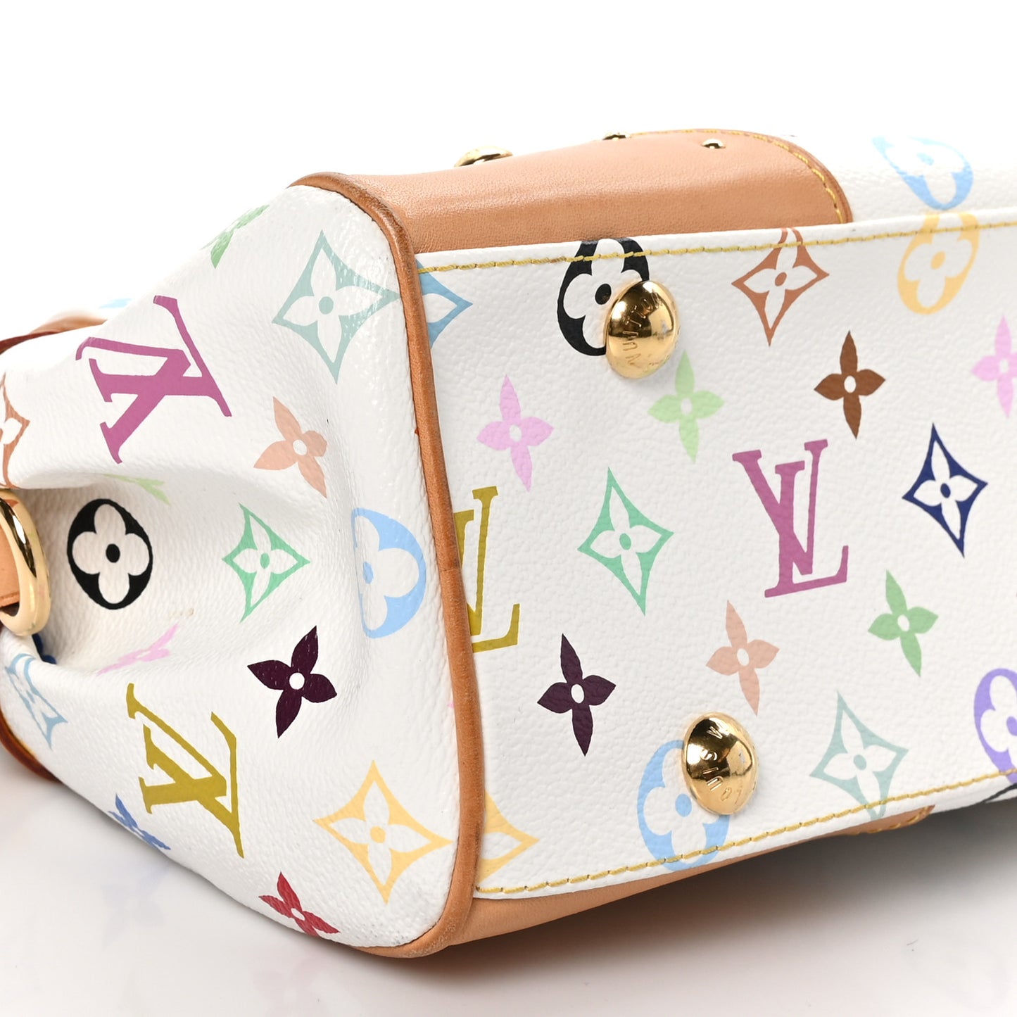 Monogram Multicolor Beverly MM White