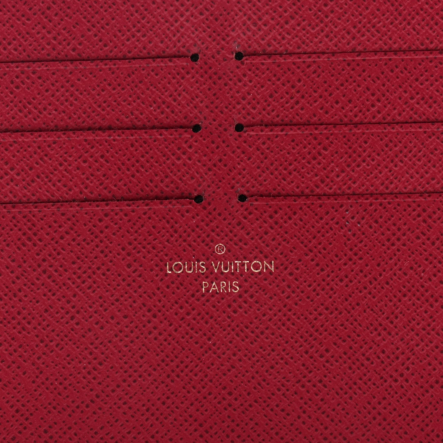 Louis Vuitton Calfskin Pochette Felicie Card Holder Insert Fuchsia 5 of 5