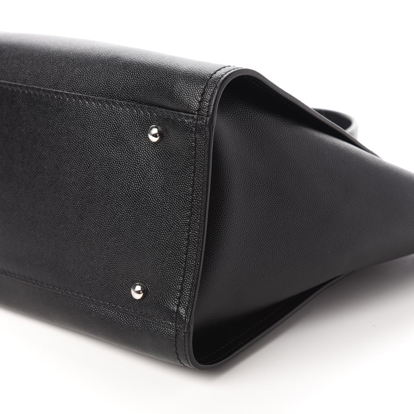 Caviar Small Studded Deauville Tote Black
