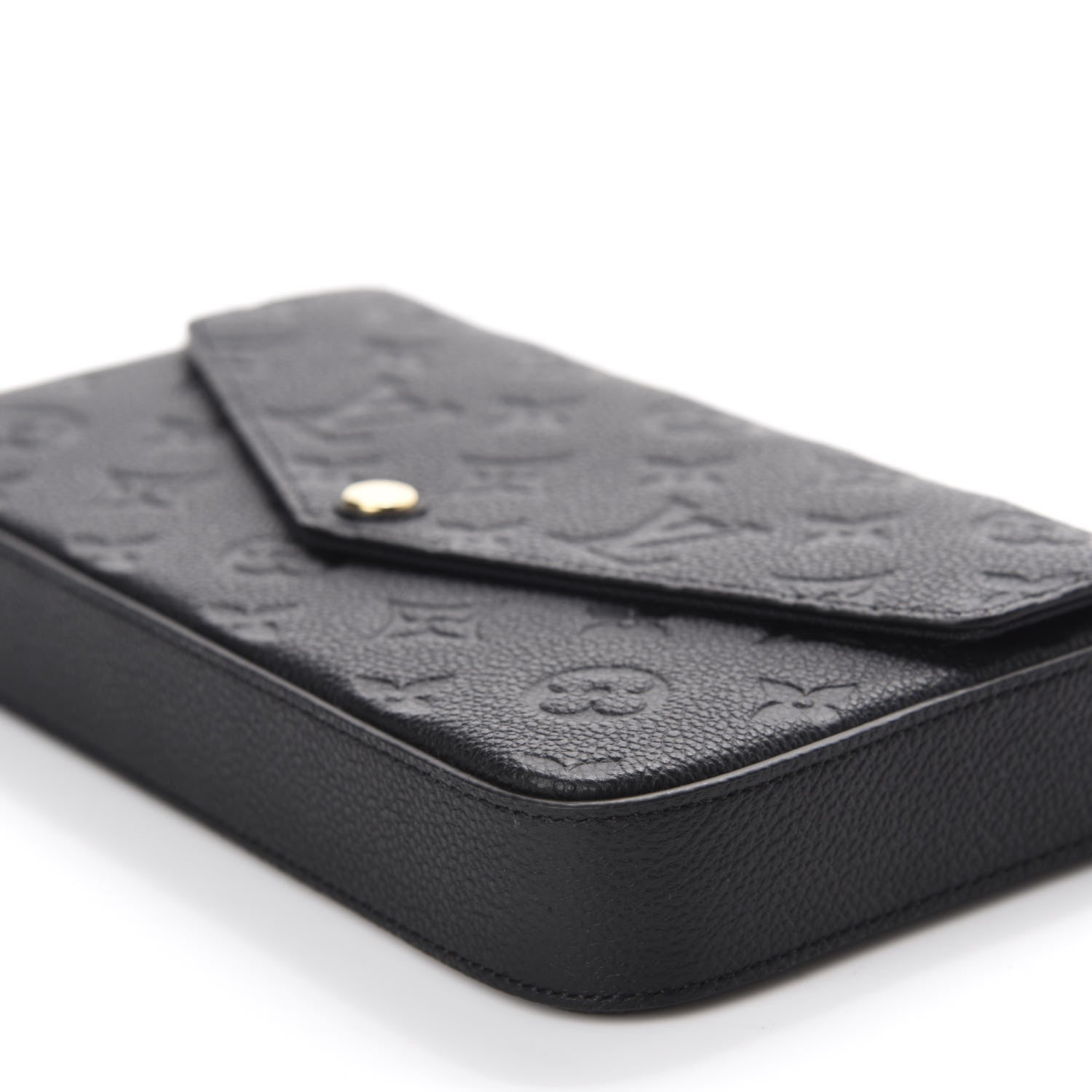 Louis Vuitton Empreinte Pochette Felicie Chain Wallet Black 7 of 11