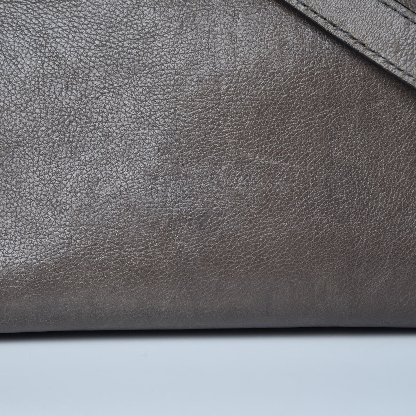 Glace Calf Twin Pocket Tote Marmo