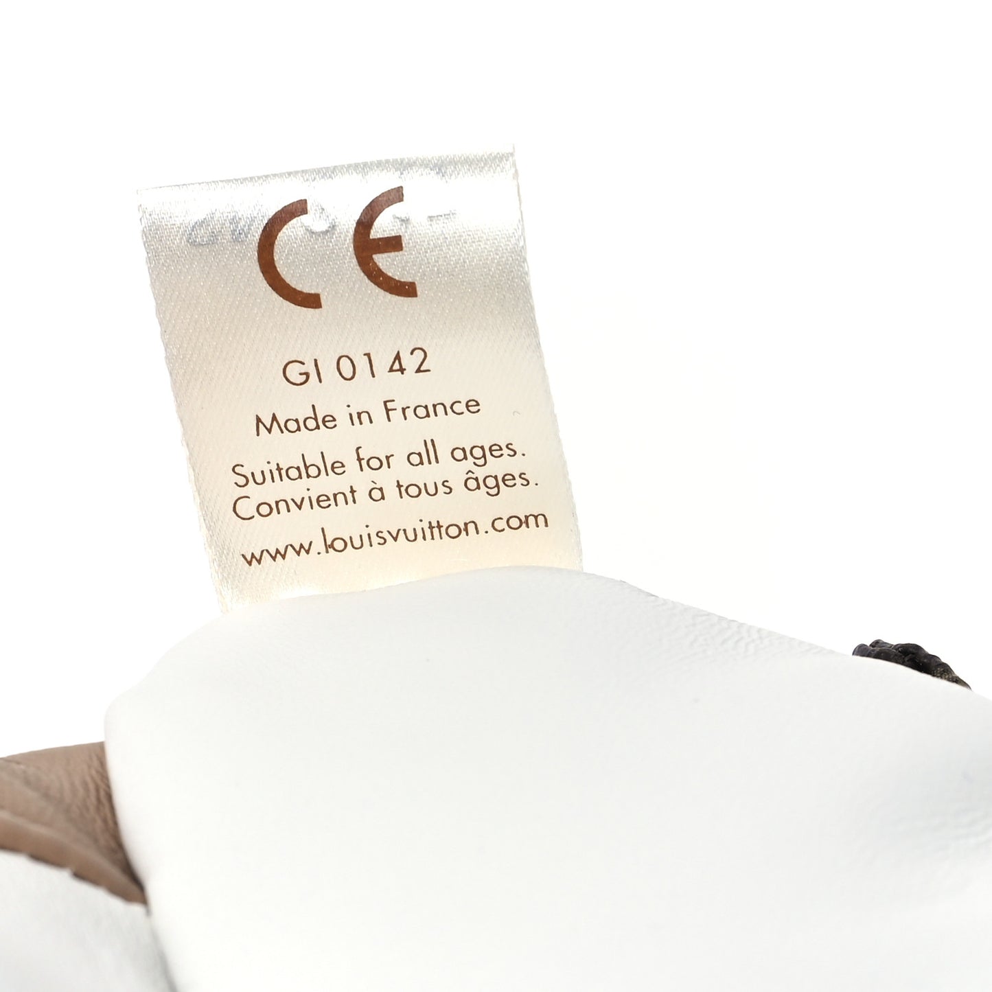 Calfskin Monogram Doudou Louis Bear Beige