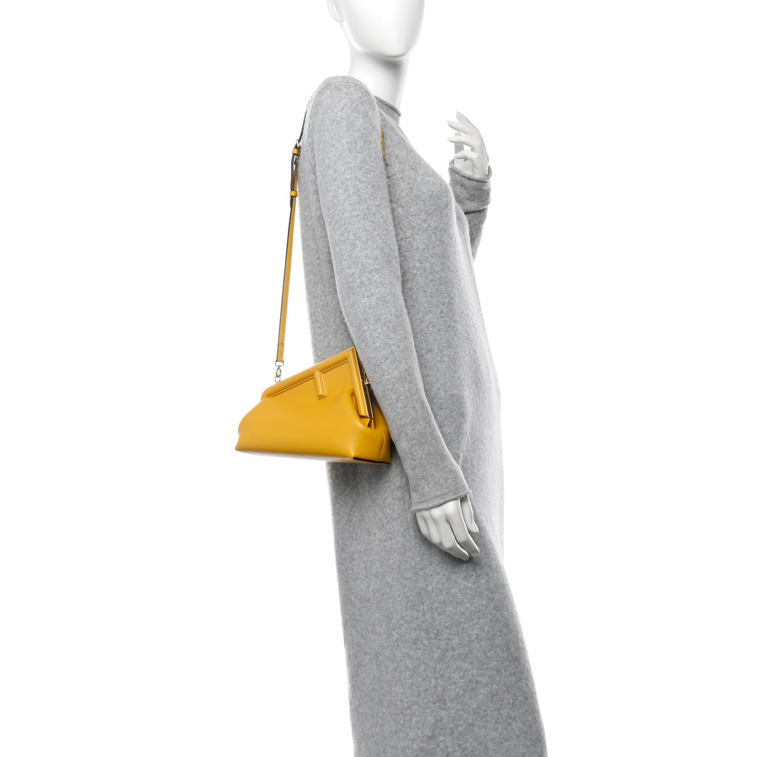 Fendi Shiny Nappa Small Fendi First Mimosa 2 of 10