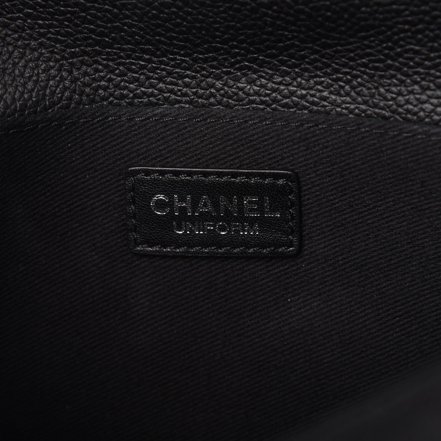 Chanel Grained Calfskin Quilted 2.55 Reissue Flap Belt Bag Clutch Black 8 of 10