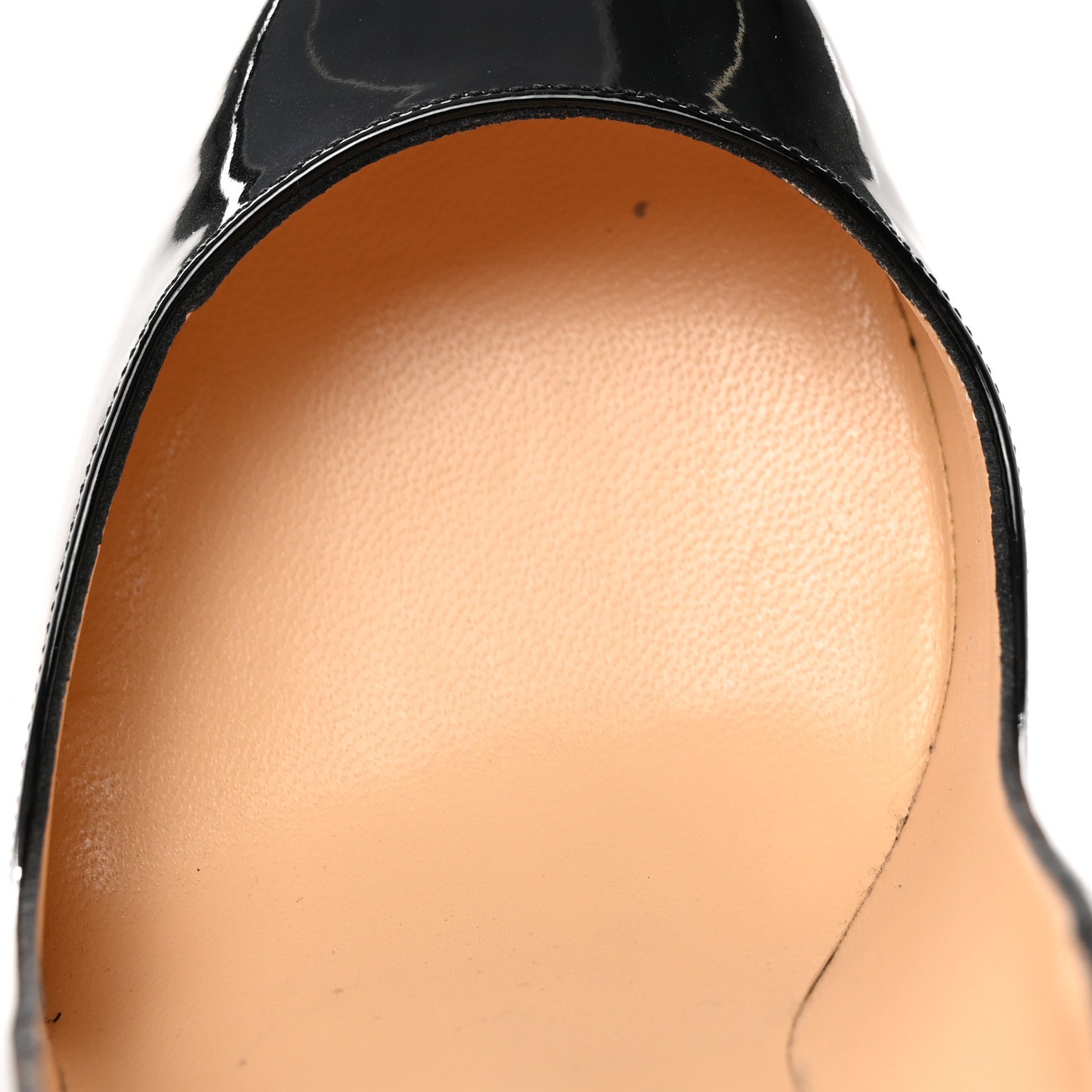 Christian Louboutin Patent Pigalle Follies 100 Pumps 38.5 Black 9 of 15