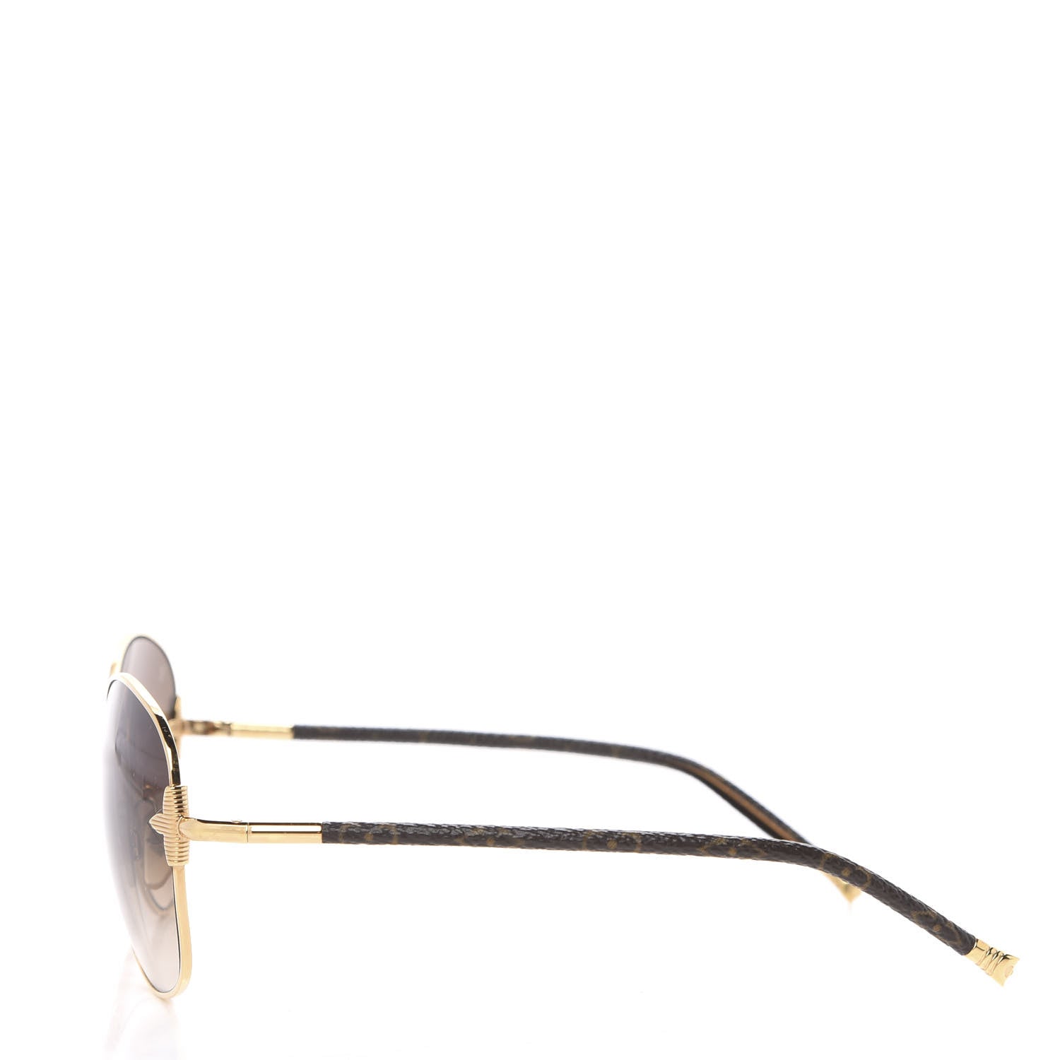 Louis Vuitton Monogram Viola Round Sunglasses Z0464U Brown 3 of 11
