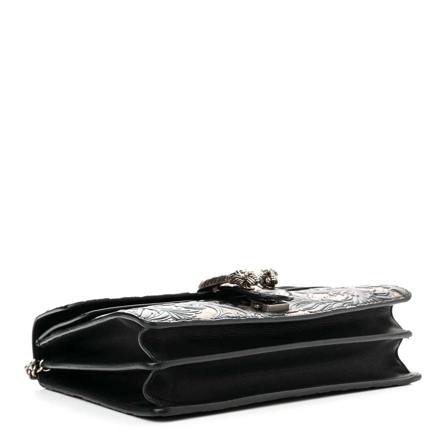 Gucci GG Supreme Monogram Arabesque Medium Dionysus Shoulder Bag Black 4 of 13