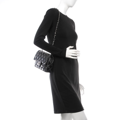 Chanel Vinyl Mesh Quilted Medium Single Flap Black 3 of 8