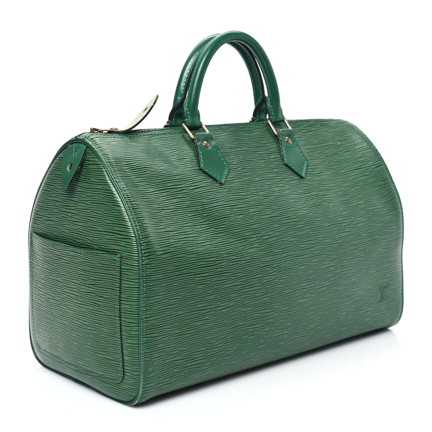 Louis Vuitton Epi Speedy 35 Borneo 3 of 11