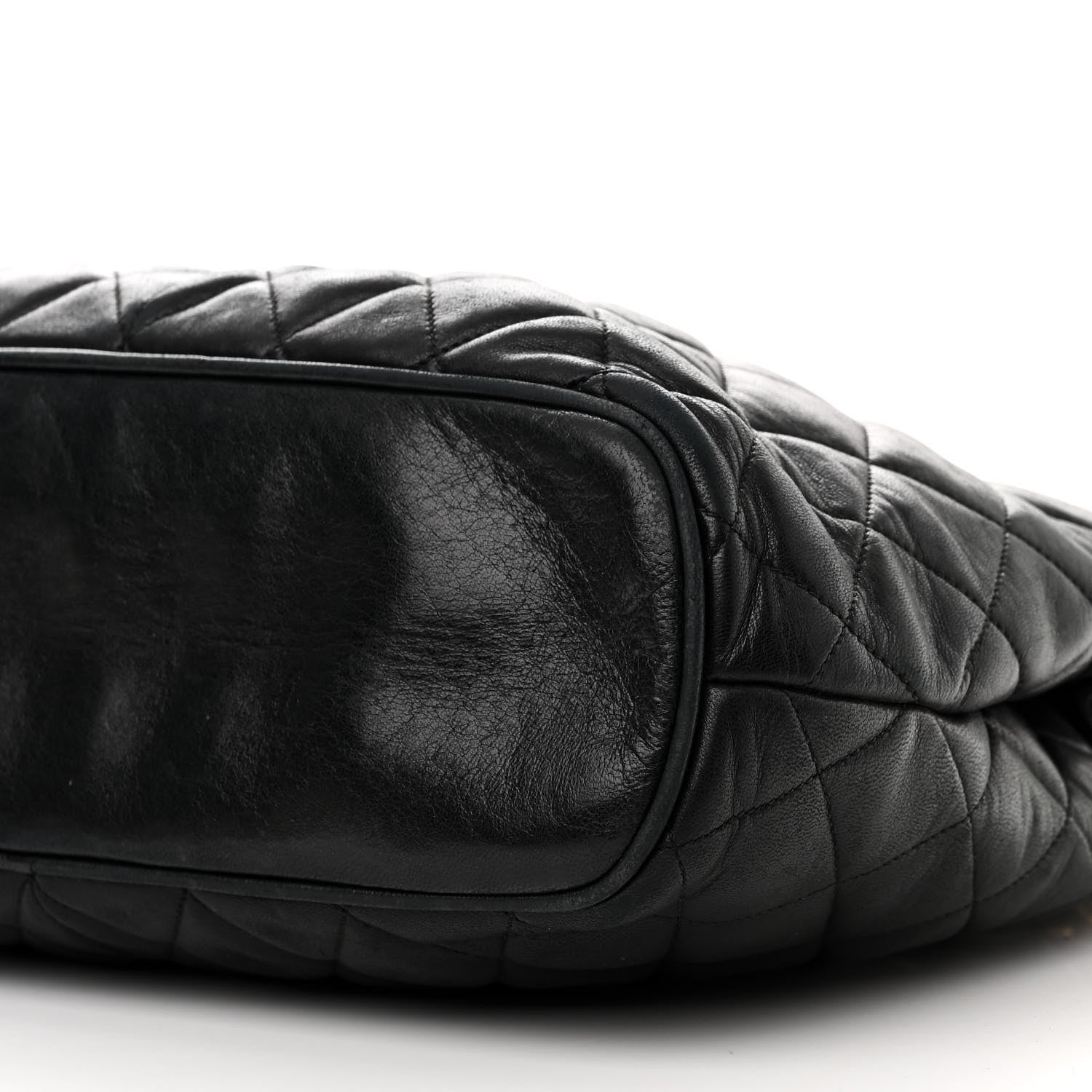 Chanel Lambskin Quilted Shoulder Bag Black 11 of 11