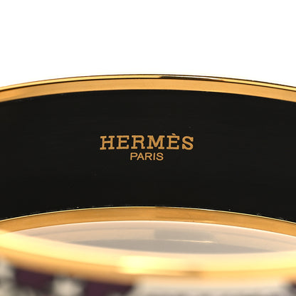 Hermes Enamel Printed Wide Bracelet 70 4 of 5