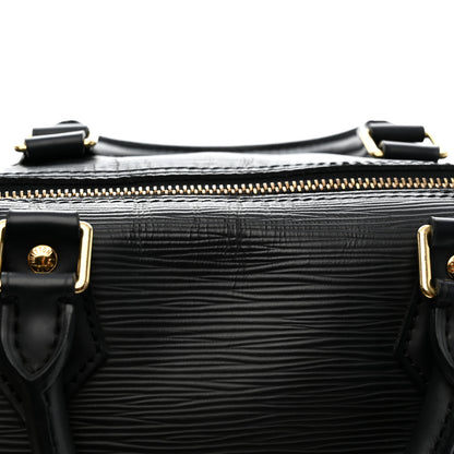 Louis Vuitton Epi Speedy 30 Black 12 of 15