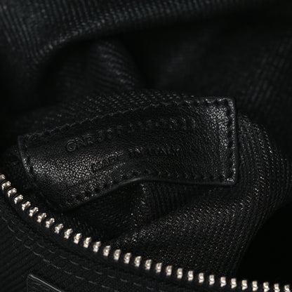 Saint Laurent Linen Calfskin Rive Gauche Tote Black 7 of 12