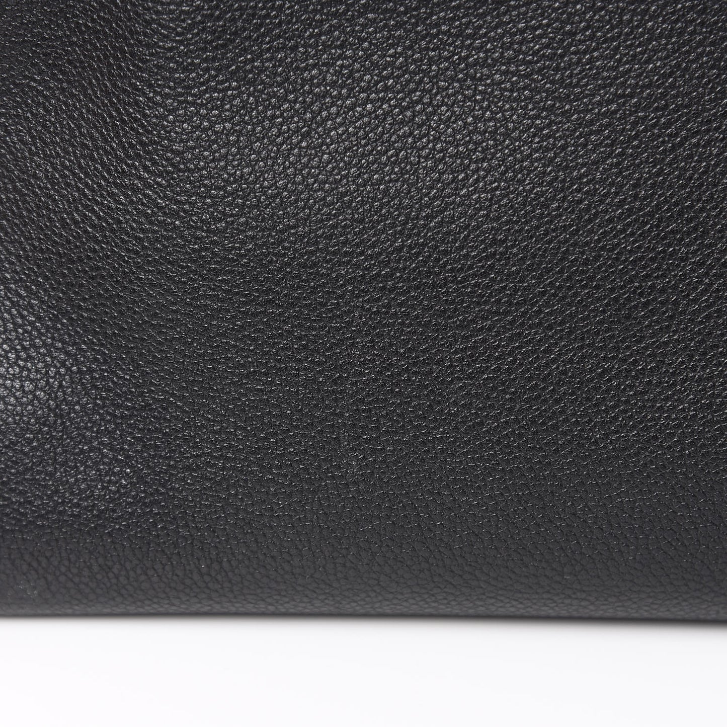 Grained Calfskin Small Cabas Rive Gauche Black