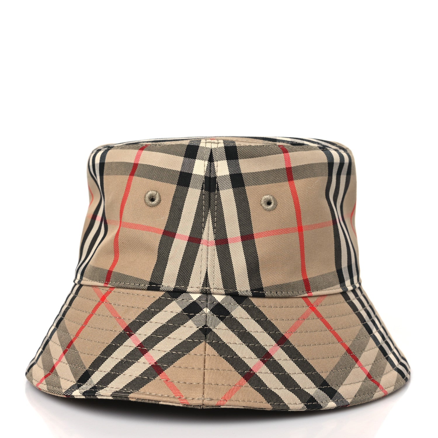 Burberry Technical Cotton Vintage Check Bucket Hat M Archive Beige 6 of 10