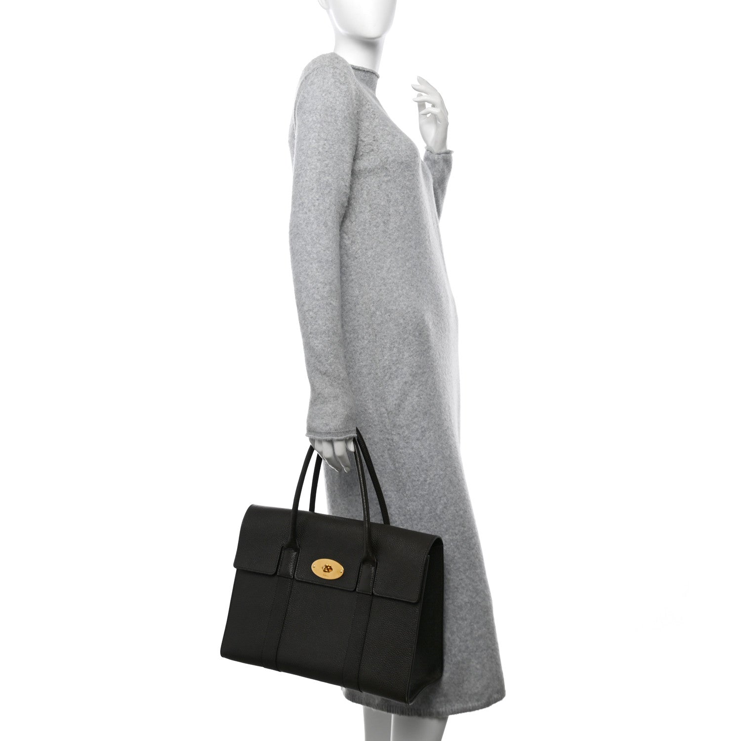 Mulberry Small Classic Grain Bayswater Brown 2 of 12