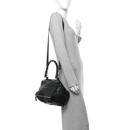 Givenchy Tumbled Sheepskin Small Pandora Black 2 of 10