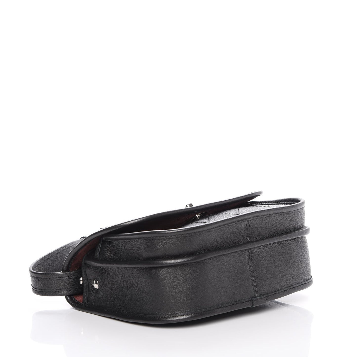 Calfskin Quilted Jungle Stroll Messenger Bag Black