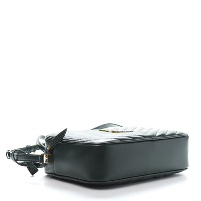 Saint Laurent Calfskin Matelasse Monogram Lou Camera Bag Green 4 of 10