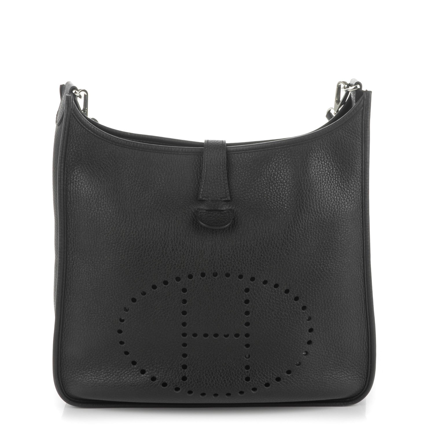 Hermes Taurillon Clemence Evelyne III GM Black 1 of 7