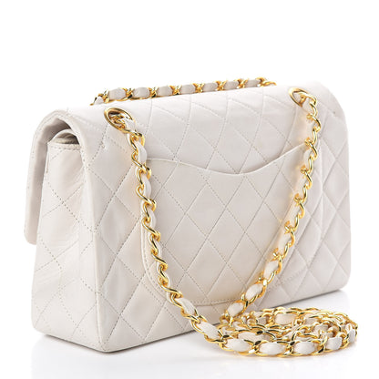 Chanel Lambskin Quilted Small Double Flap White 3 of 18