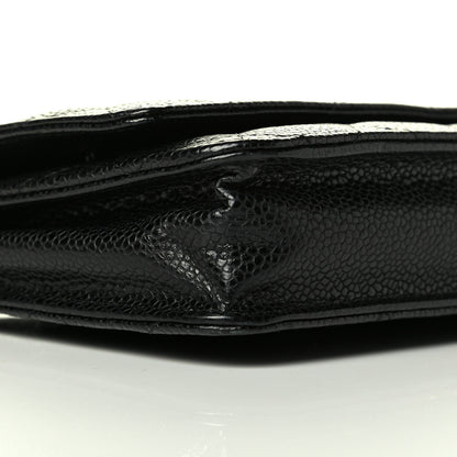 Chanel Caviar Quilted Wallet On Chain WOC Black 5 of 7