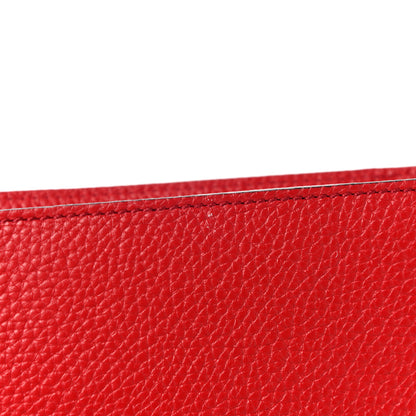 Gucci Pebbled Calfskin Medium Soho Flap Crossbody Vibrant Red 13 of 14