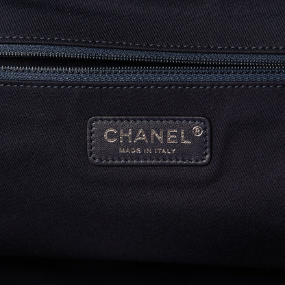 Chanel Canvas Large Shopping Tote Dark Blue 6 of 11