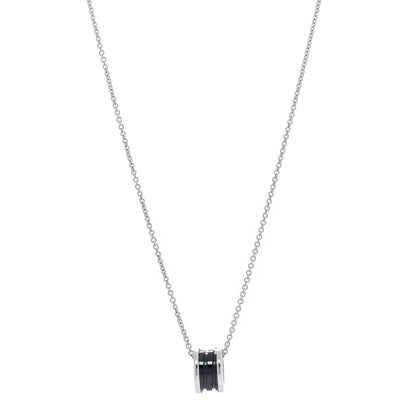 Bulgari Sterling Silver Ceramic Save The Children Pendant Necklace 1 of 4