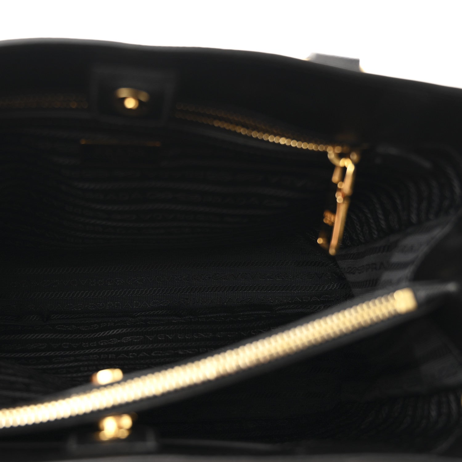 Prada Saffiano Lux Medium Tote Black 6 of 11
