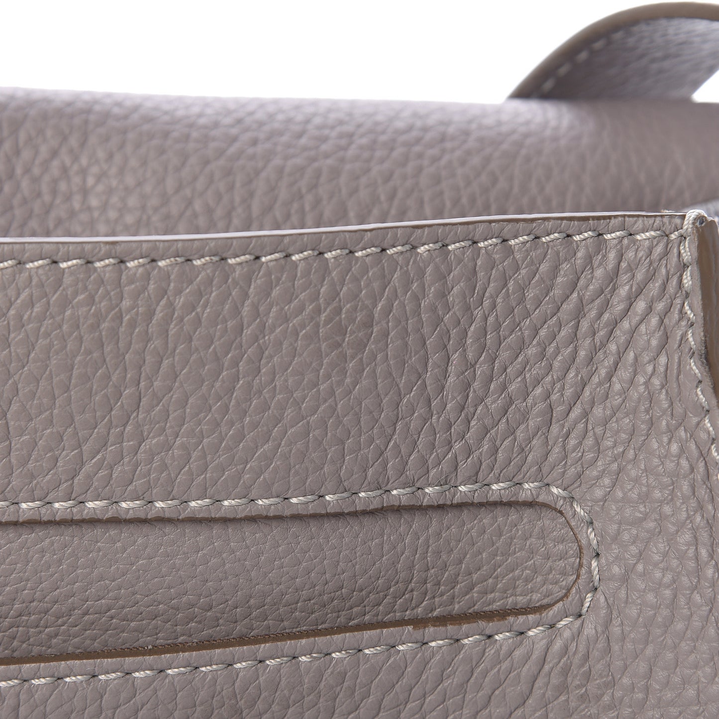 Calfskin Medium Marcie Round Crossbody Bag Cashmere Grey