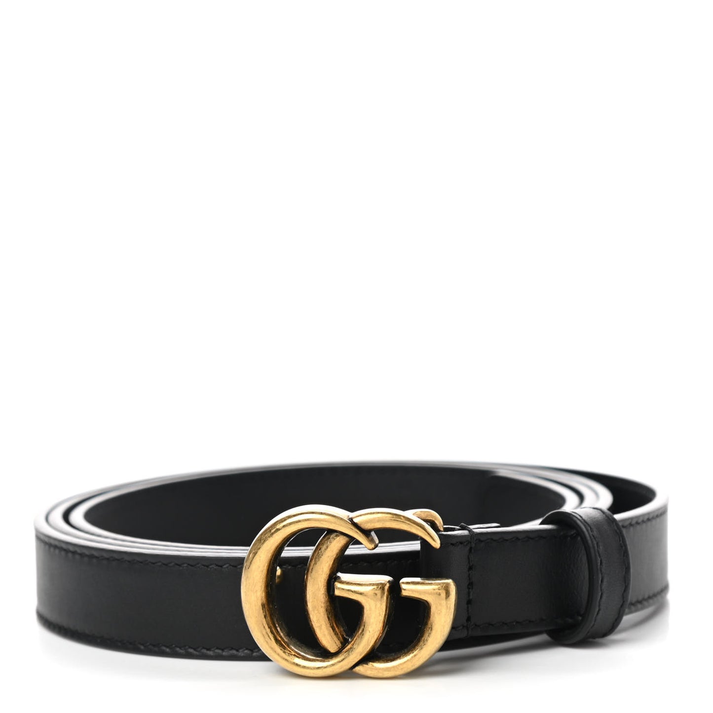 Calfskin Double G 20mm Belt 110 44 Black