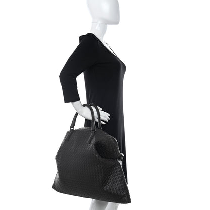 Bottega Veneta Nappa Intrecciato Maxi Convertible Tote Ebano 2 of 11