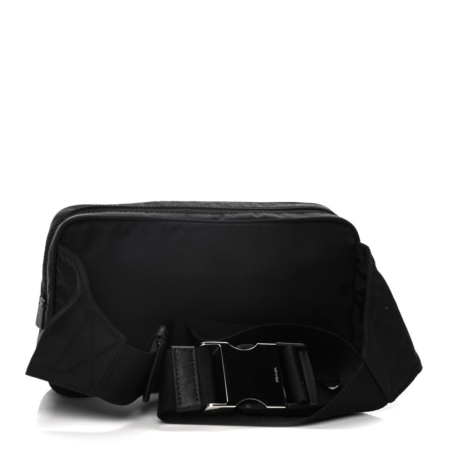 Tessuto Nylon Saffiano Belt Bag Black