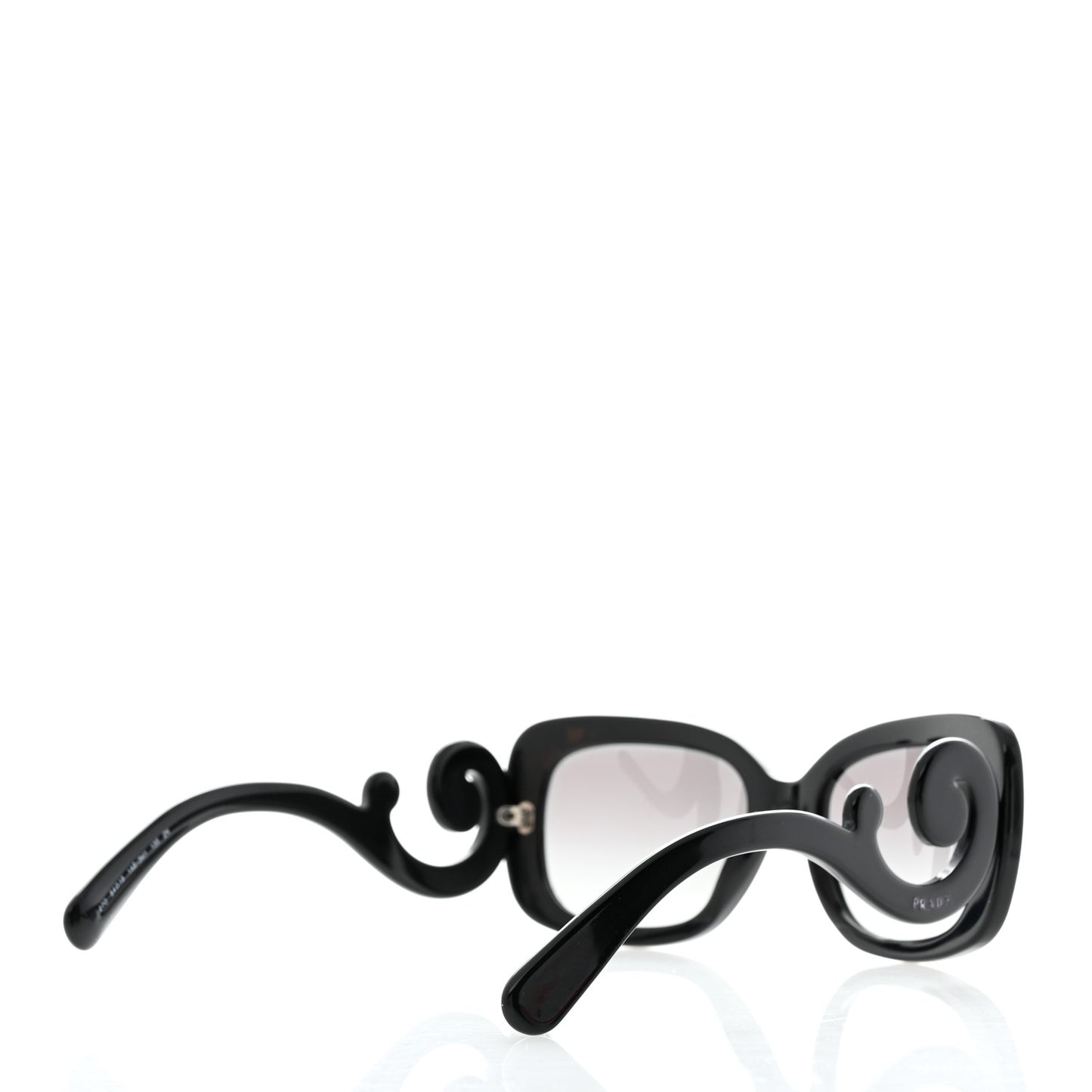 Acetate Baroque Sunglasses SPR 27O Black