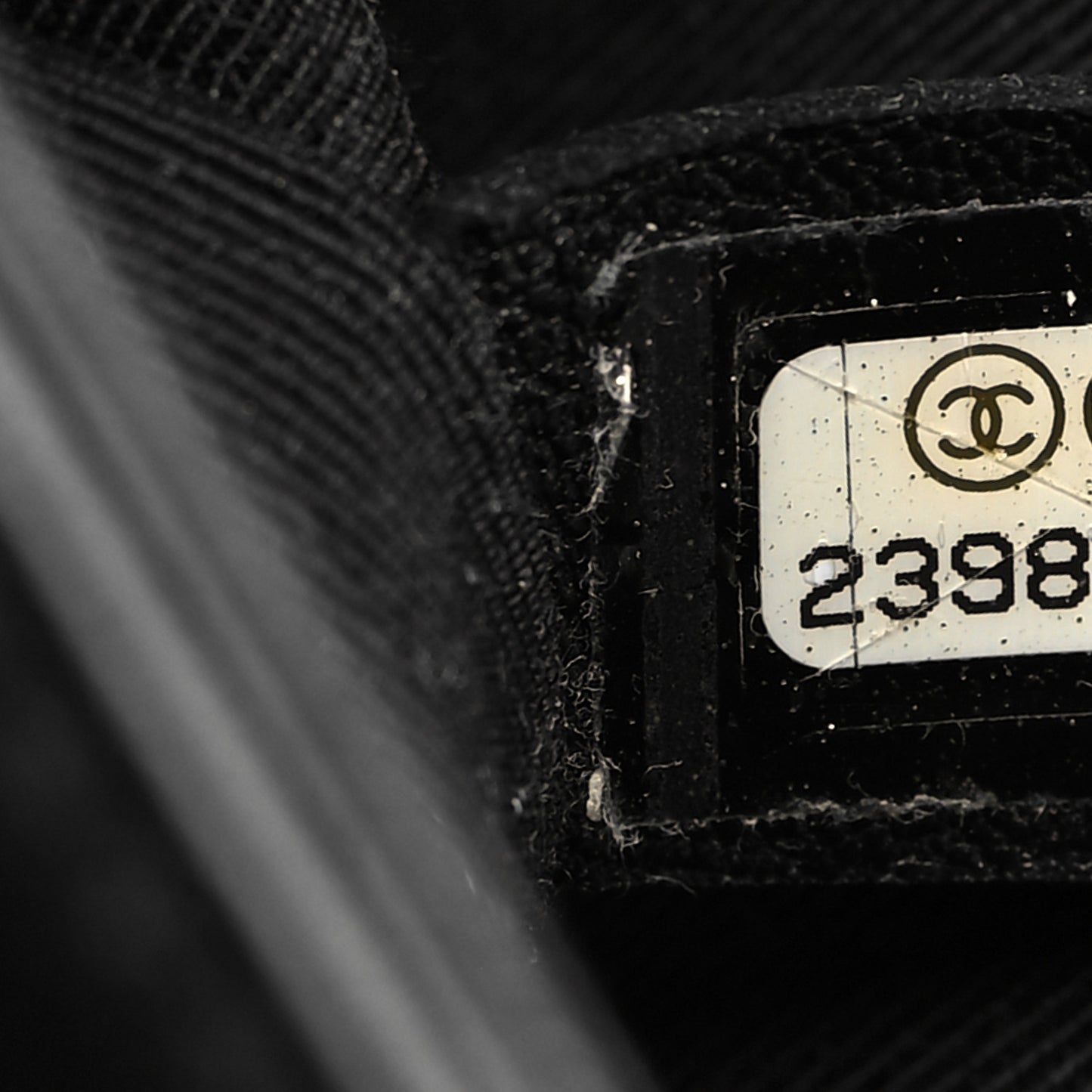 Lambskin Chevron Quilted Medium Boy Flap Black