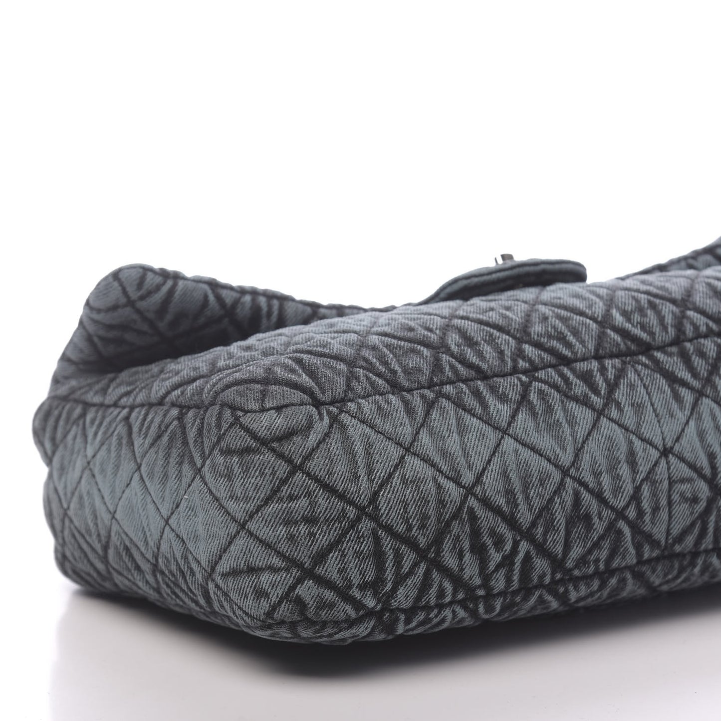 Denim Quilted Denimpression Flap Green Blue